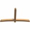 Ekena Millwork Bellingham Timber Gable Bracket, Western Red Cedar, 96"W x 56"H x 5 1/2"D x 5 1/2"F, 14/12 Pitch GBW096X56X0606BEL00SWR - alternate 3